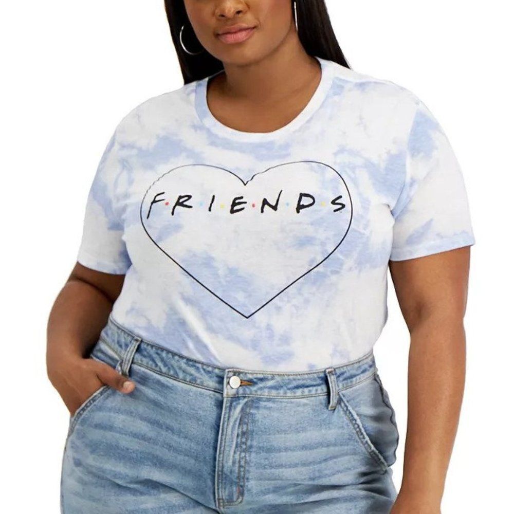 Love Tribe Trendy Plus Size Friends-Graph T-Shirt